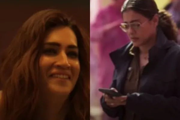 Kajol and Kriti Sanon 
