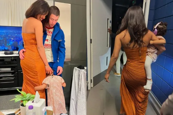Priyanka Chopra Jonas, Malti Marie and Nick Jonas 