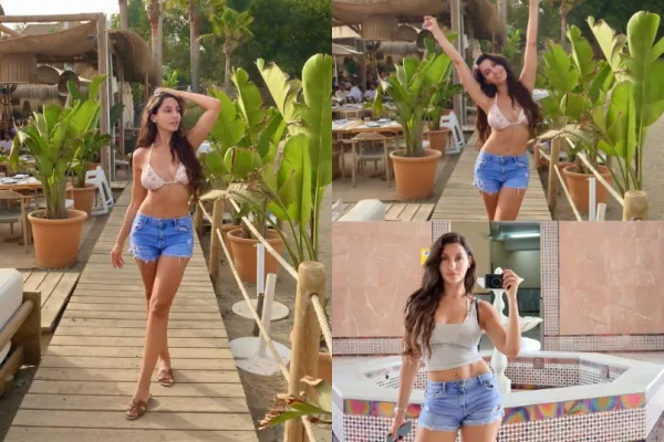 Nora Fatehi has shared a stunning Spain dump.
